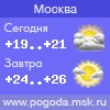 Погода сегодня и завтра