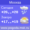 Погода в Москве - прогноз на сегодня и завтра