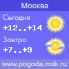 Погода в Москве - прогноз на сегодня и завтра
