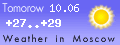 weather in Moscow